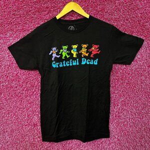 Grateful Dead Dancing Bears Psychedelic Rock Jam Band Tee S